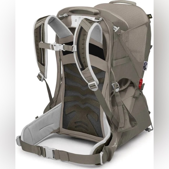 NWT Osprey Poco LT Child Carrier Backpack - Tan Concrete - Picture 6 of 11